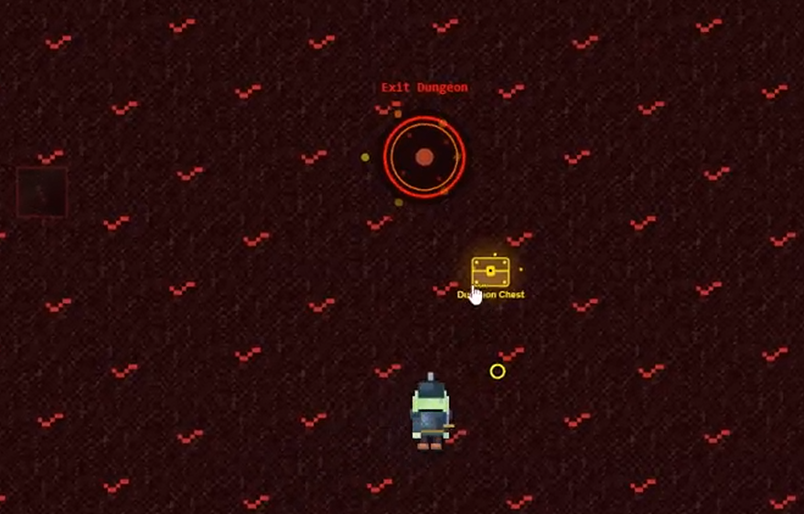 Dungeon chest after clearing