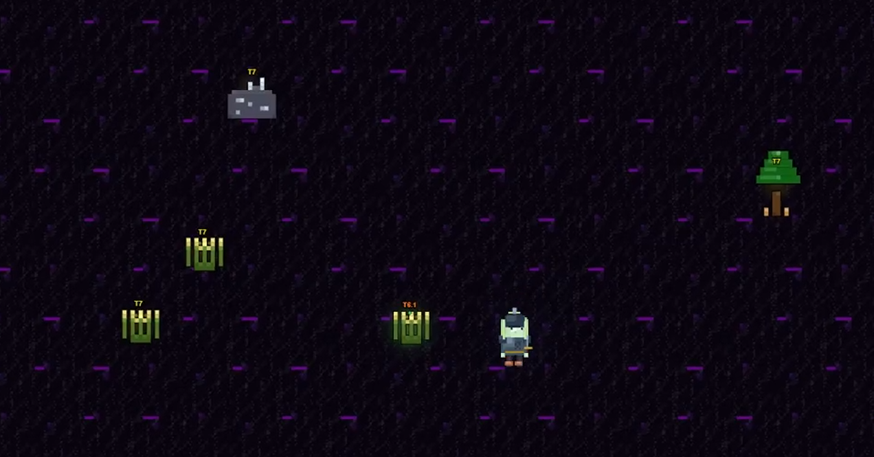 Gathering resources in the wild